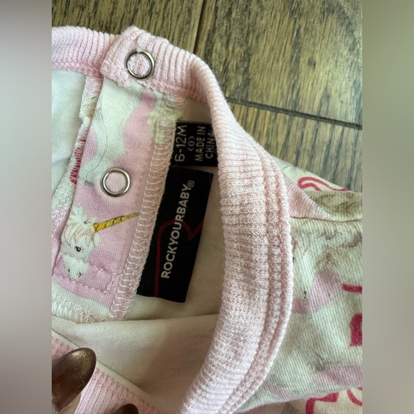 Rock Your Baby Pink Floral Dress with Cream Tulle Skirt 6-9 months EUC - Picture 5 of 9